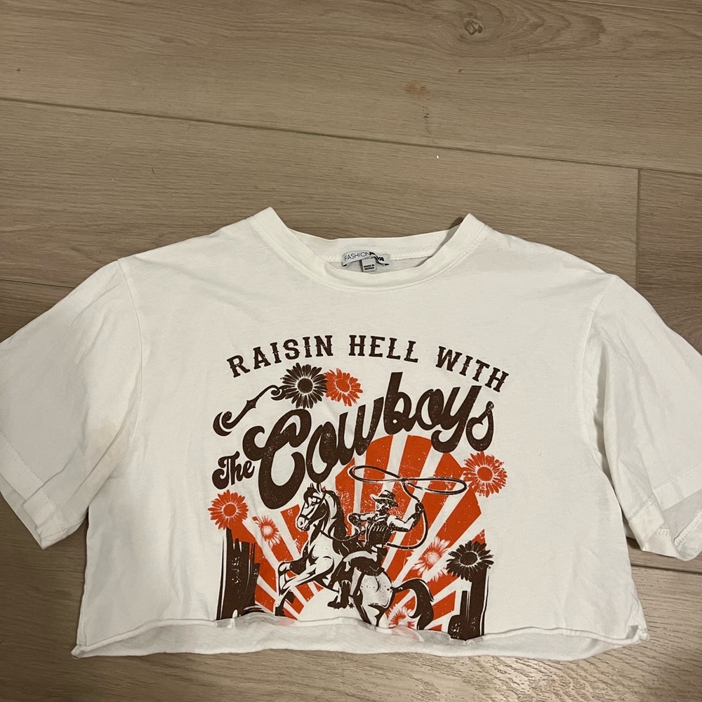 Cowboy crop top